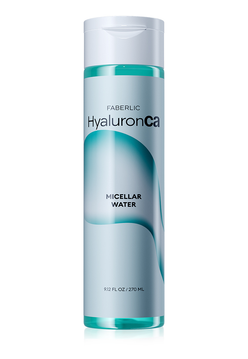 Мицеллярная вода HyaluronCa от Фаберлик, очищение кожи